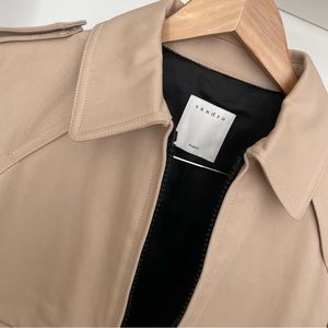 🫶 Sandro khaki zip up jacket brand new w tags size S (unisex) 🫶